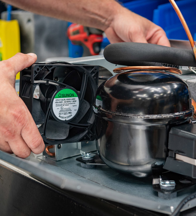 EC fans applied by Van West Koeltechniek